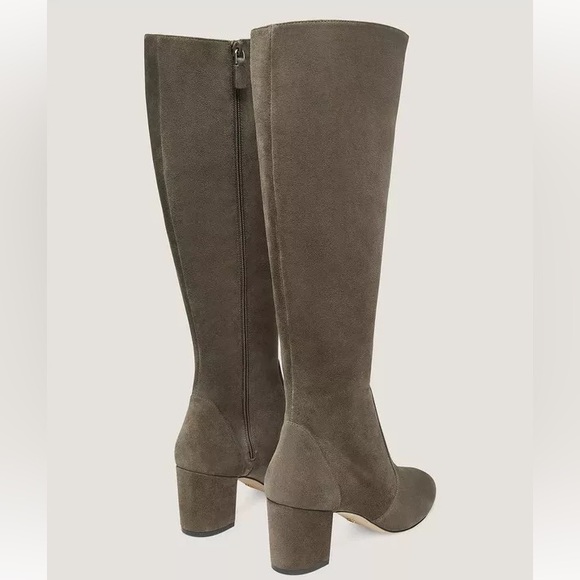 Stuart Weitzman Wide Calf size 11 new Sport Suede/charcoal - Picture 3 of 8